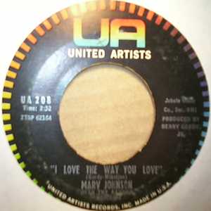 MARV JOHNSON I LOVE THE WAY YOU LOVE / LET ME LOVE YOU