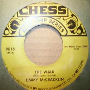 JIMMY MCCRACKLIN — WALK / I'M TO BLAME record label scan