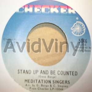 MEDITATION SINGERS LET LOVE FILL YOUR HEART / STAND UP AND BE COUNTED