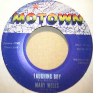 MARY WELLS — LAUGHING BOY / TWO WRONGS DON'T MAKE A RIGHT record label scan