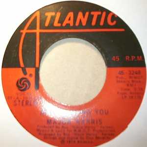 MAJOR HARRIS — AFTER LOVING YOU / LOVE WON'T LET ME WAIT record label scan