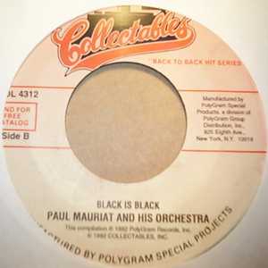 PAUL MAURIAT AND HIS ORCHESTRA LOVE IS BLUE / BLACK IS BLACK