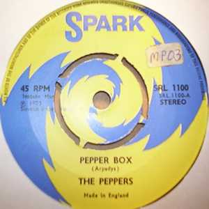 PEPPERS — PEPPER BOX / PINCH OF SALT record label scan