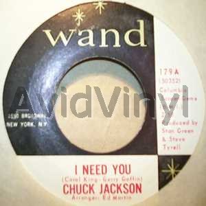 CHUCK JACKSON I NEED YOU / SOUL BROTHER'S TWIST