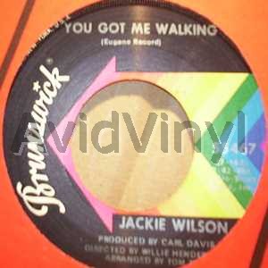 JACKIE WILSON YOU GOT ME WALKING / THE FOUNTAIN