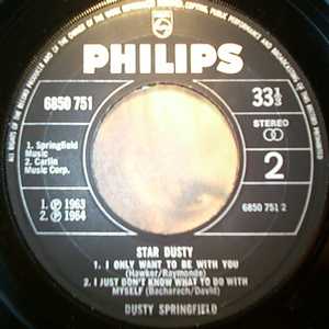 DUSTY SPRINGFIELD — STAR DUSTY alternate record image 2