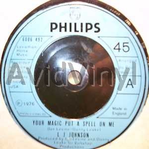 L J.J.OHNSON YOUR MAGIC PUT A SPELL ON ME / SPELLBOUND