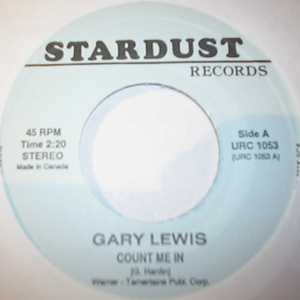 GARY LEWIS COUNT ME IN / PAINT ME A PICTURE