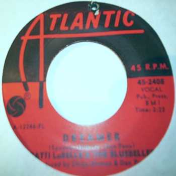 PATTI LABELLE AND THE BLUEBELLES — DREAMER / UNCHAINED MELODY record label scan