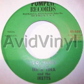 IKE AND TINA AND THE IKETTS SO FINE / SO BLUE OVER YOU