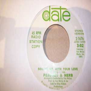 PEACHES AND HERB — SOOTHE ME WITH YOUR LOVE / SAME record label scan