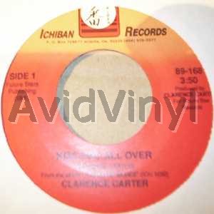 CLARENCE CARTER KISS YOU ALL OVER / DANCE TO THE BLUES