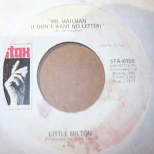 LITTLE MILTON — MR MAILMAN / IF THAT AIN'T A REASON record label scan