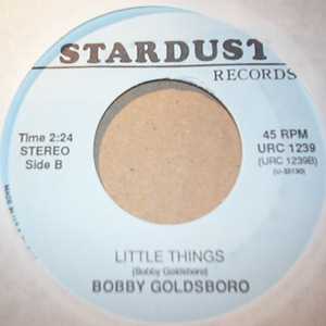 BOBBY GOLDSBORO LITTLE THINGS / SEE THE FUNNY LITTLE CLOWN