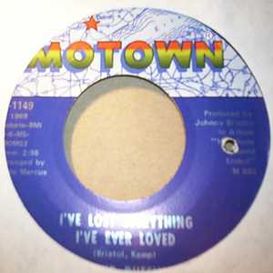 DAVID RUFFIN — I'VE LOST EVERYTHING I'VE EVER LOVED / WE'LL HAVE A GOOD THING GOING ON record label scan
