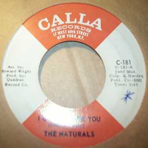 NATURALS — I CAN'T SHARE YOU / YOUNG GENERATION record label scan