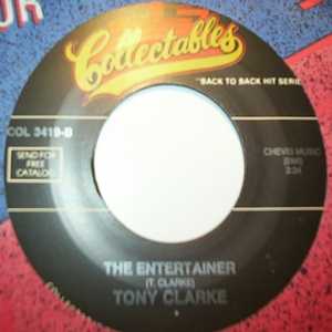 TONY CLARKE / MITTY COLLIER — ENTERTAINER / I HAD A TALK WITH MY MAN record label scan