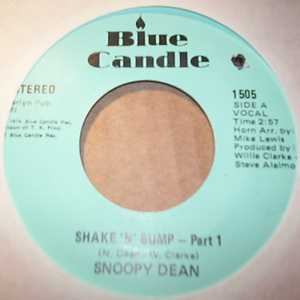 SNOOPY DEAN — SHAKE 'N' BUMP / PT2 record label scan