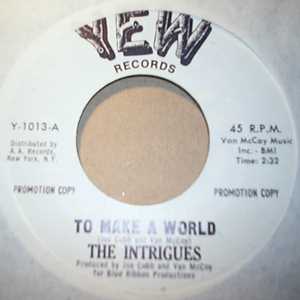 INTRIGUES TO MAKE A WORLD / SAME