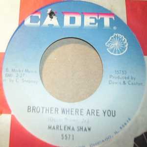 MARLENA SHAW BROTHER WHERE ARE YOU / WAITING FOR CHARLIE TO COME HOME