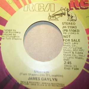 JAMES GAYLYN — DEEPER / SAME record label scan