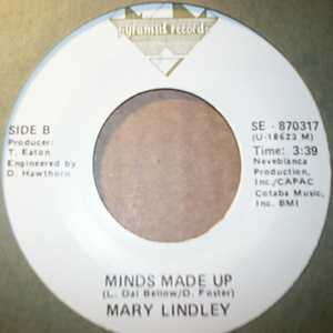 MARY LINDLEY MINDS MADE UP / STAND IN  YOUR WAY
