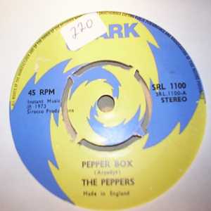 PEPPERS — PEPPER BOX / PINCH OF SALT record label scan