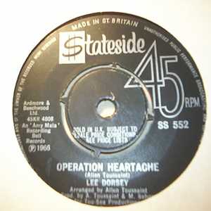 LEE DORSEY OPERATION HEARTACHE / HOLY COW