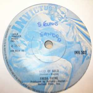 FREDA PAYNE — BAND OF GOLD / THE EASIEST WAY TO FALL record label scan