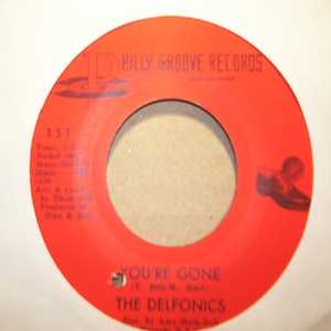 DELFONICS — YOU'RE GONE / I'M SORRY record label scan