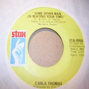 CARLA THOMAS — SOME OTHER MAN / GUIDE ME WELL record label scan