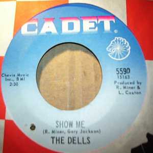 DELLS — SHOW ME / THERE IS record label scan