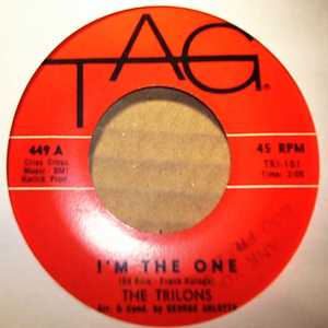TRILONS — IM THE ONE / FOREVER record label scan