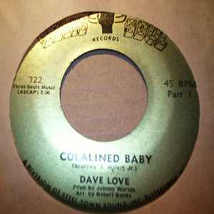 DAVE LOVE — COLALINED BABY / PT11 record label scan