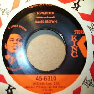JAMES BROWN — BEWILDERED / BROTHER RAPP record label scan