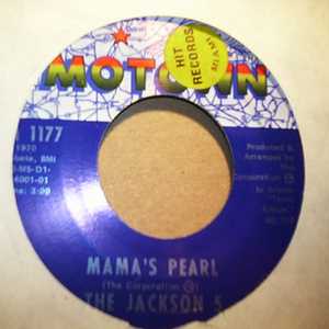 JACKSON 5 — MAMA'S PEARL / DARLING DEAR record label scan