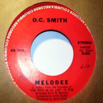O.C. SMITH — MELODEE / PRIMROSE LANE record label scan