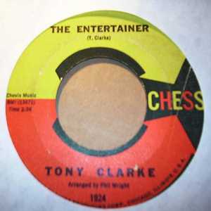 TONY CLARKE — THE ENTERTAINER / THIS HEART OF MINE record label scan