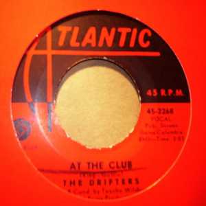 DRIFTERS — AT THE CLUB / ANSWER THE PHONE record label scan