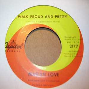 MARIAN LOVE — WALK PROUD AND PRETTY / ANOTHER RAINY DAY record label scan