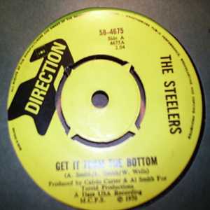 STEELERS — GET IT FROM THE BOTTOM / I'M SORRY record label scan