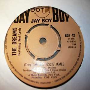 DREAMS — JESSIE JAMES / CHARGE record label scan