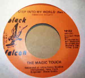 MAGIC TOUCH — STEP INTO MY WORLD / PT2 record label scan