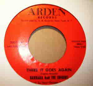BARBARA AND THE UNIQUES — THERE IT GOES AGAIN / WHATS THE USE record label scan