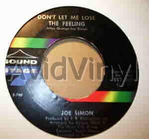 JOE SIMON DON'T LET ME LOSE THE FEELING / BABY DON'T BE LOOKING IN MY MIND