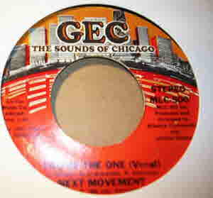 NEXT MOVEMENT — YOU'RE THE ONE / INSTRUMENTAL record label scan