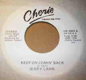 JERRY CARR KEEP ON COMIN' BACK / HEAVEN