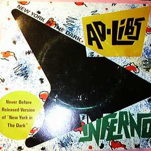 AD-LIBS — NEW YORK IN THE DARK / THE BOY FROM NEW YORK CITY record label scan