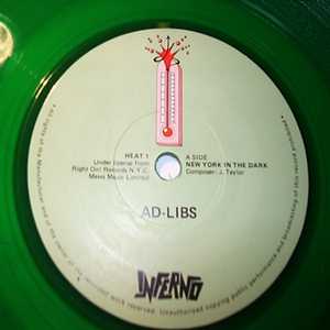AD-LIBS — NEW YORK IN THE DARK / THE BOY FROM NEW YORK CITY alternate record image 2