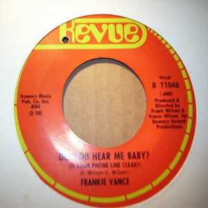 FRANKIE VANCE DO YOU HEAR ME BABY / CAN'T BREAK THE HABIT